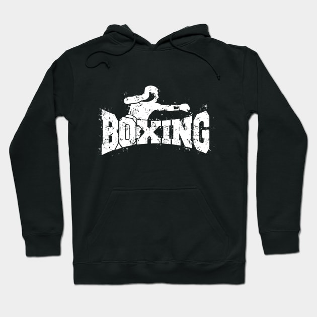 Boxing with Boxer - Vintage Style Hoodie by Nowhereman78